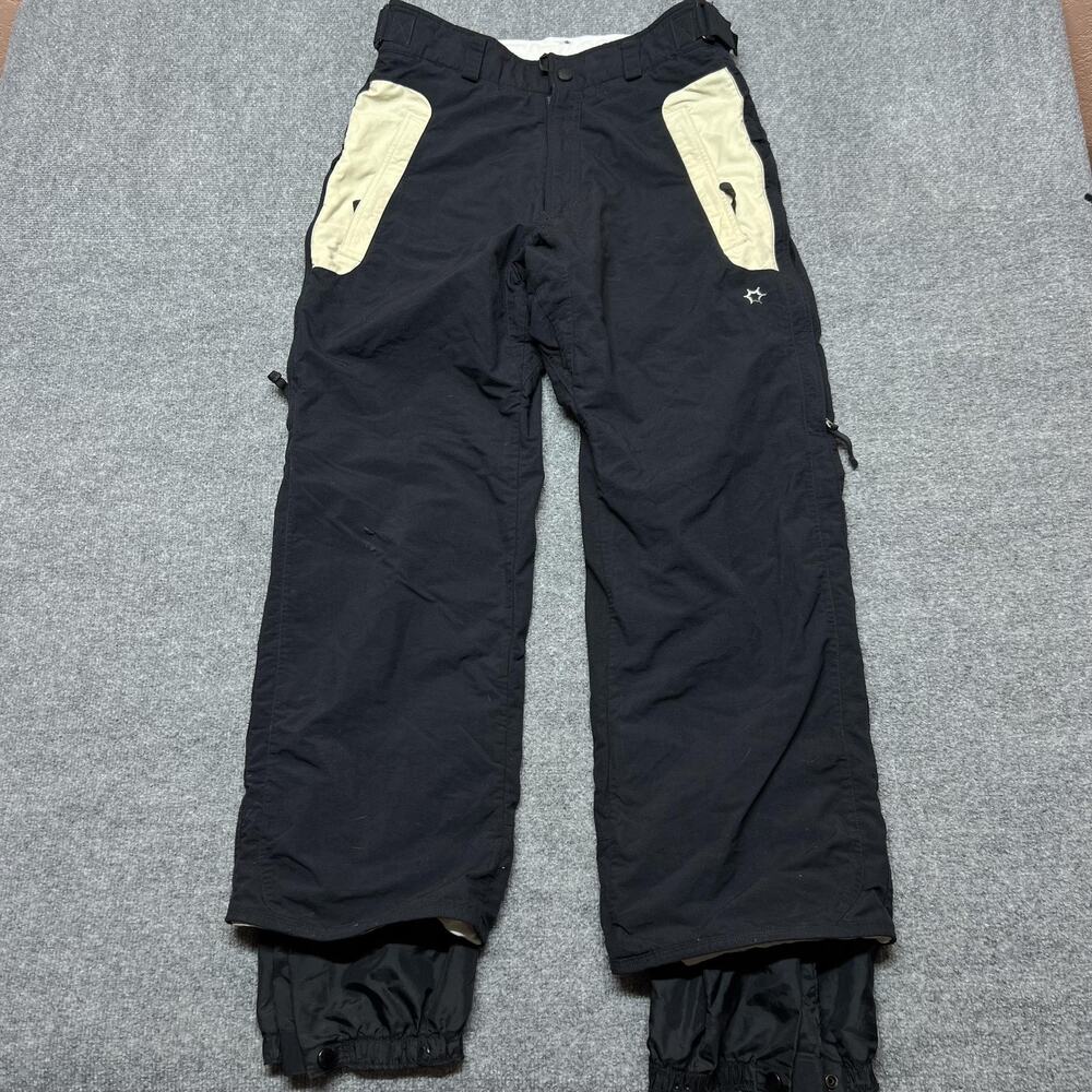 Burton Snow Pants Womens Large Black Universe Insulated Ski Snowboard Lined
